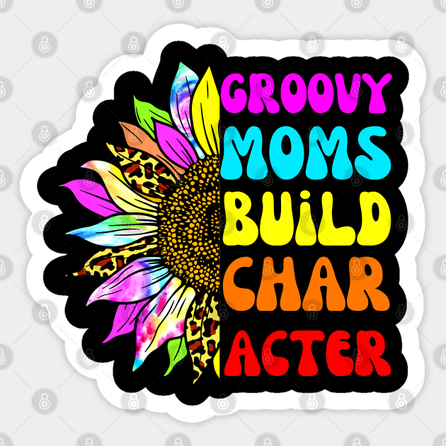 groovy moms build character Sticker by Drawab Designs